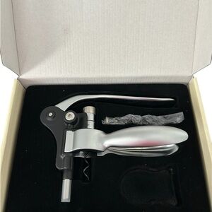 Silver and Black Wine Opener Set